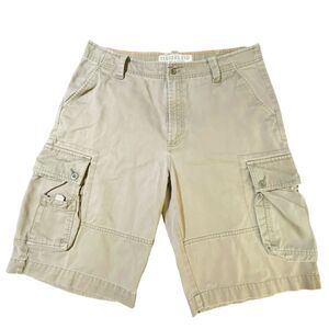Timberland Cargo Shorts Mens 36 Khaki Military Twill Baggy Army Utility gorpcore